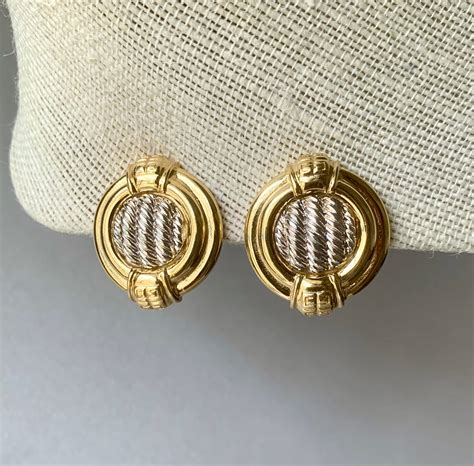 givenchy earrings silver|givenchy gold earrings vintage.